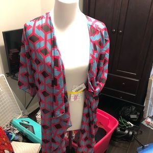 LulaRoe M Shirley - NWT - pink black blue